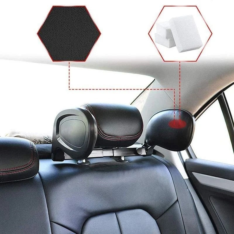 Perna Ergonomica Auto cu Memory Foam - Suport Reglabil Cap si Gat pentru Adulti si Copii