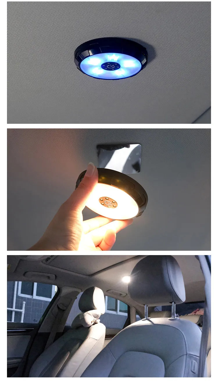Lampa LED Auto Interior - Plafoniera Iluminat Puternic pentru Masina