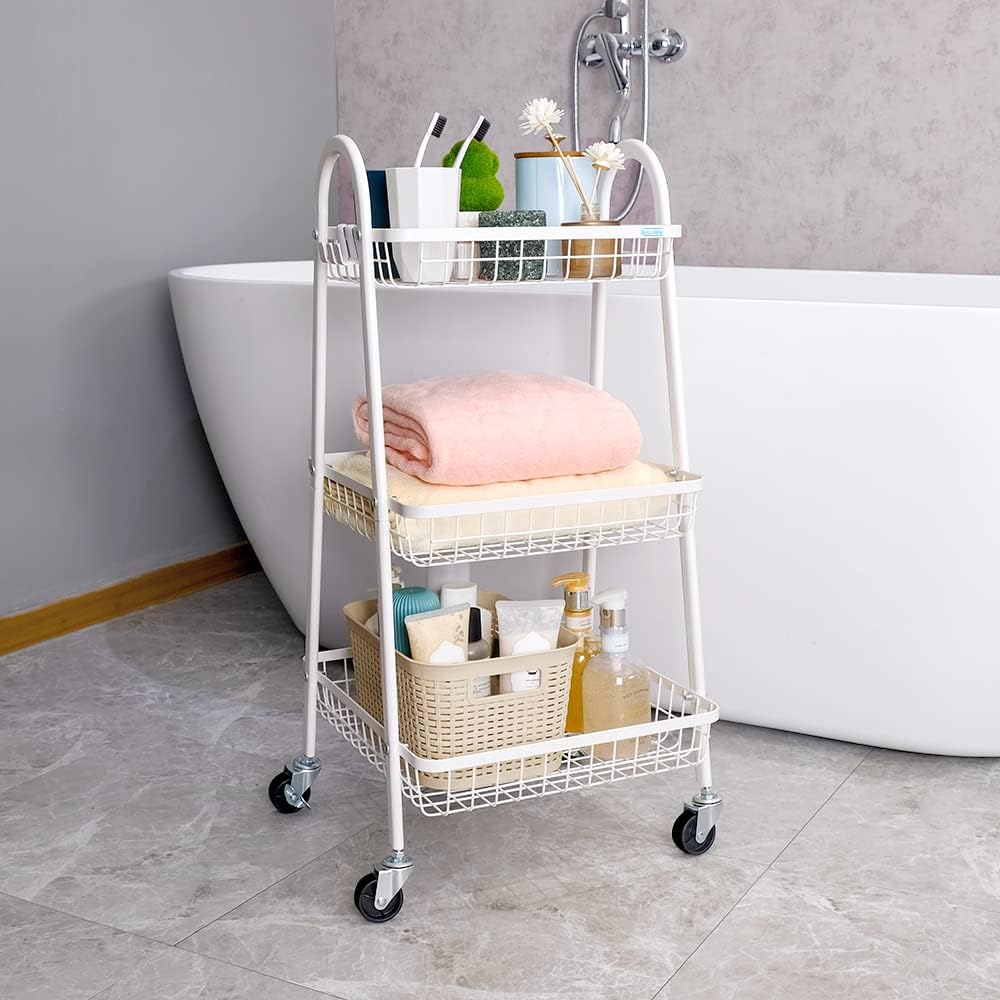 Etajera universala cu 3 rafturi pentru depozitare - Design compact si rezistent