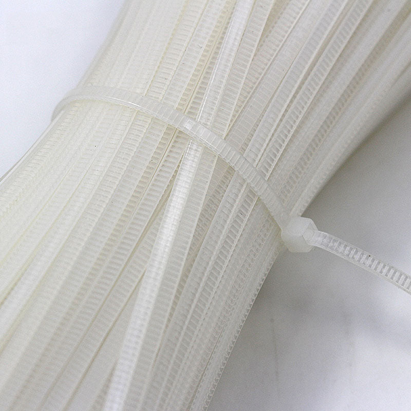 Set 100 Bride Plastic Rezistente 3.6x200mm - Organizare Cabluri si Fixare Profesionala