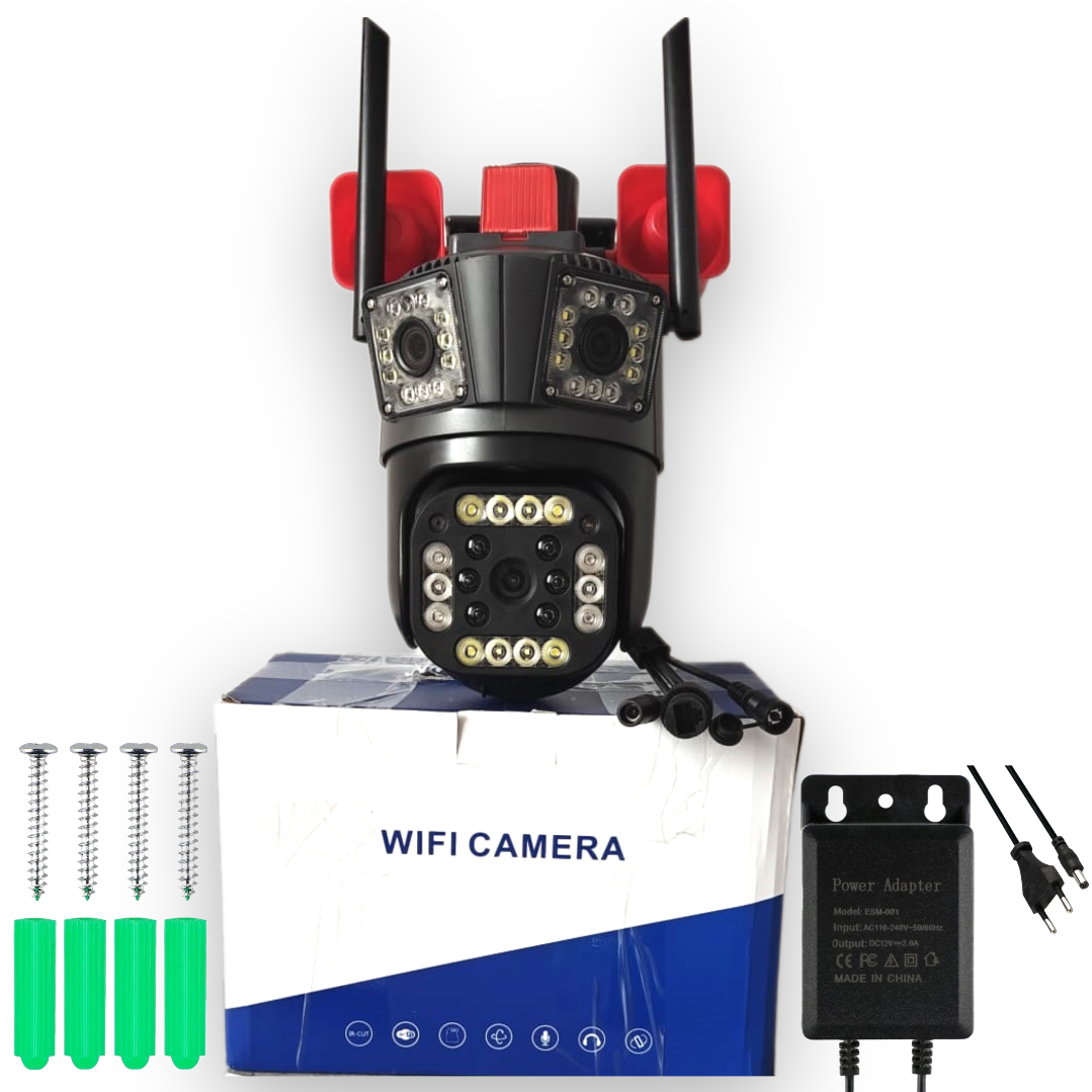 Camera de Supraveghere WiFi 12MP Ultra HD cu Zoom 5X, PTZ Rotire 360°, Vedere Nocturna si Card 32GB - 20
