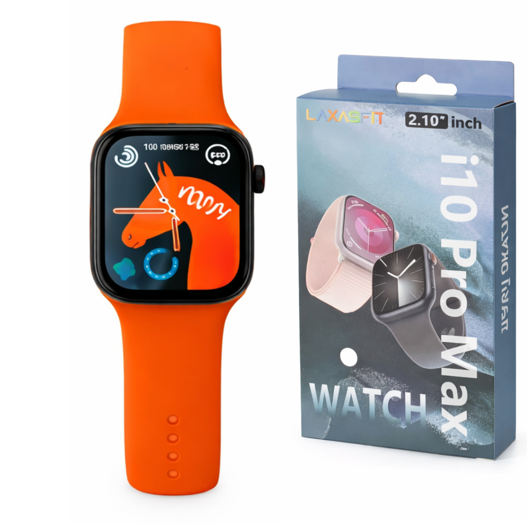 Pachet 1+1 Smartwatch I10 Pro Max - Ecran 2.19" HD, Apeluri Bluetooth, ECG, Monitorizare Completa Sanatate, IP67 - 19