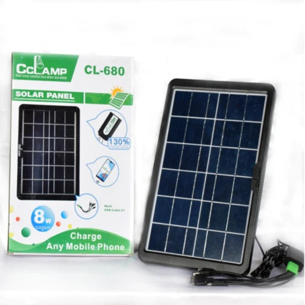 Pachet 1+1 Panou Solar Portabil - Port USB pentru Incarcare Dispozitive Incarcare Ecologica IP65 Rezistent la Apa - 12