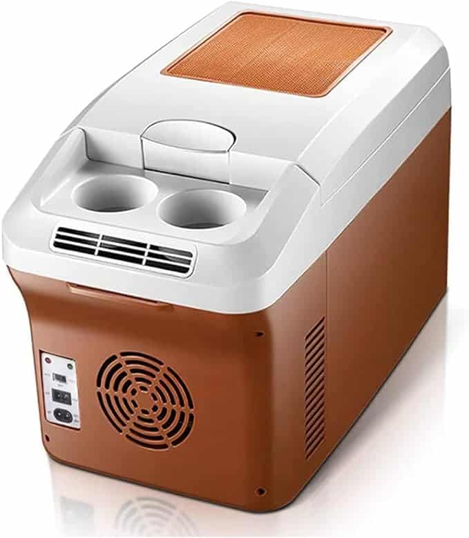 Frigider auto 15 litrii, congelator silențios de camping, cutie frigorifică pentru frigider auto 12 V, răcitor și încălzitor pentru băuturi, acasă și in călătorii