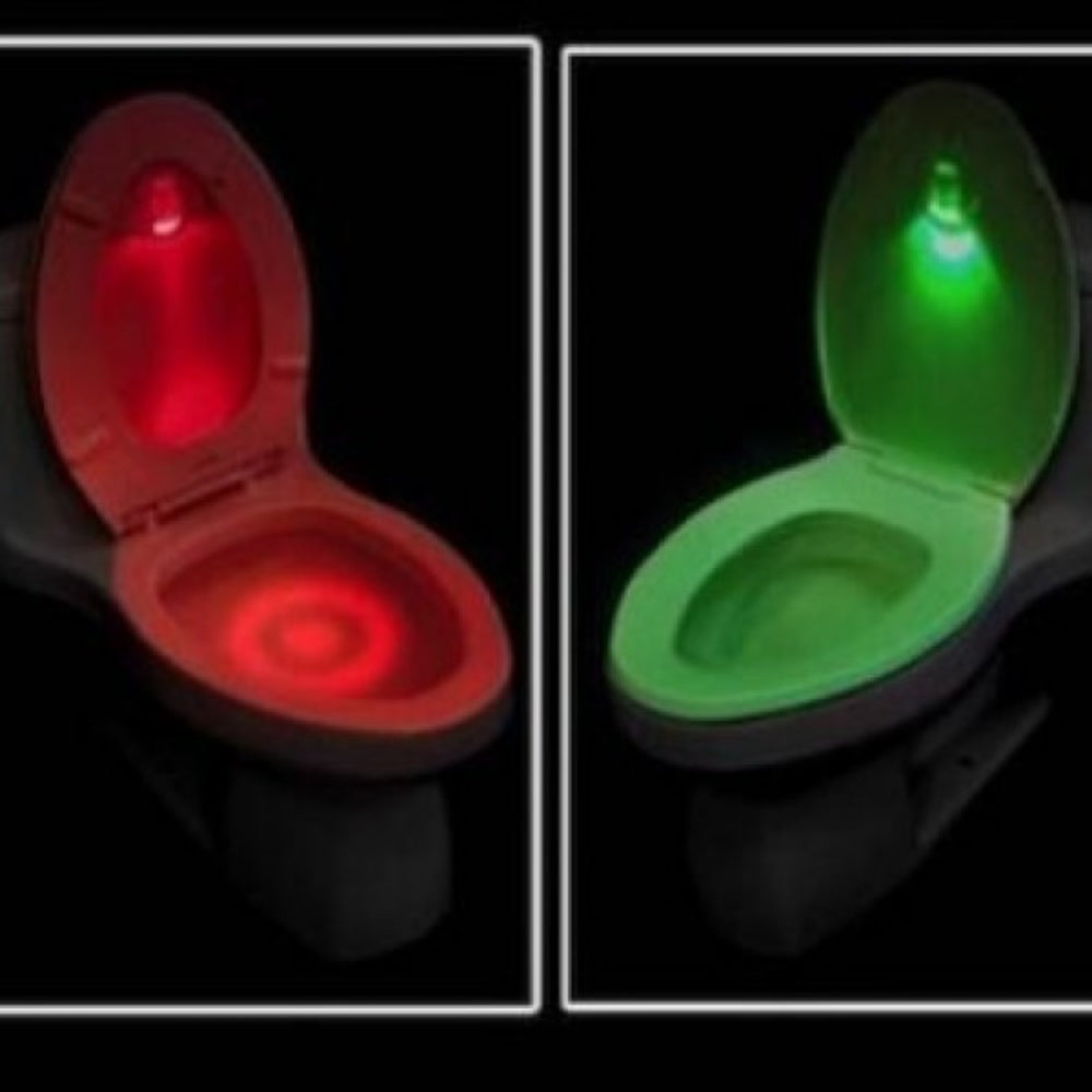 Lampa LED pentru toaleta cu senzor de miscare, 8 culori, rezistenta la apa - 12