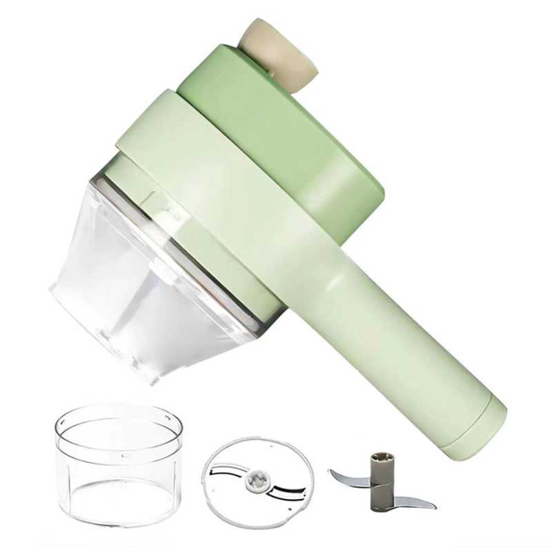 Tocator Electric Multifunctional 4 in 1 pentru Alimente si Legume - Putere Profesionala