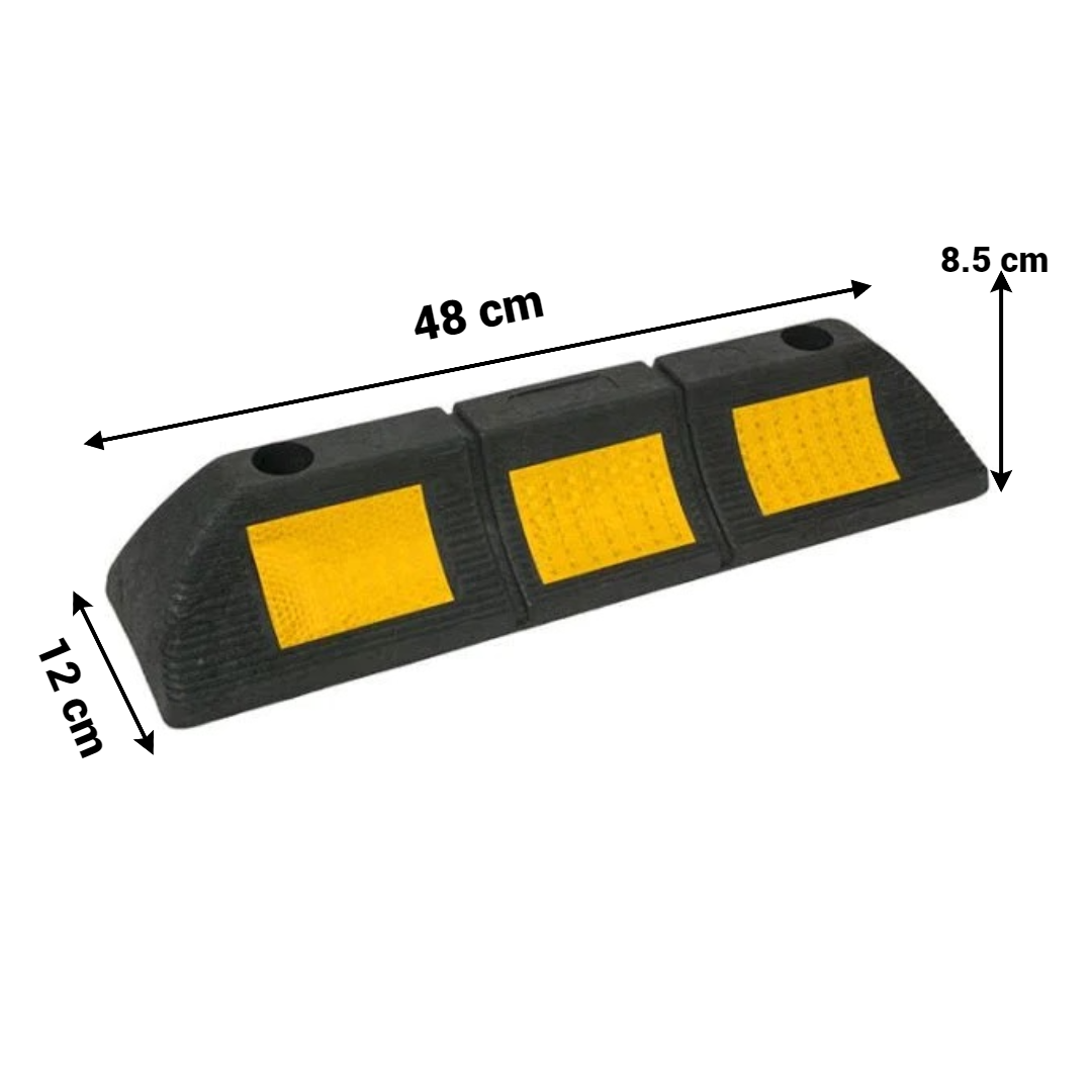 Opritor auto pentru roti reflectorizant - Delimitare si protectie locuri de parcare