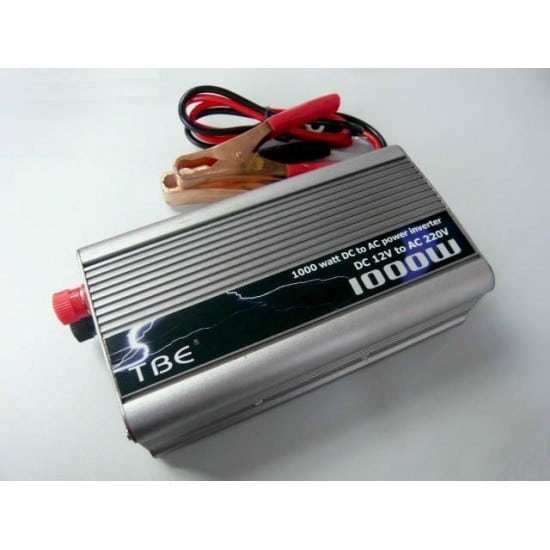 Invertor auto, 1000 W, 1 x ventilator, LED