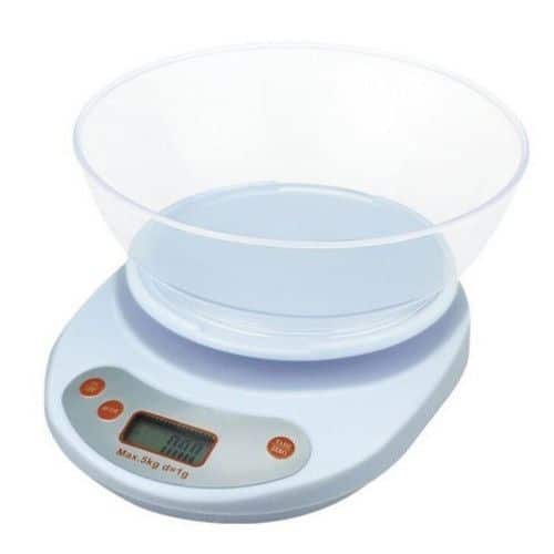 Cantar electronic de bucatarie cu bol de plastic sonashi 5kg