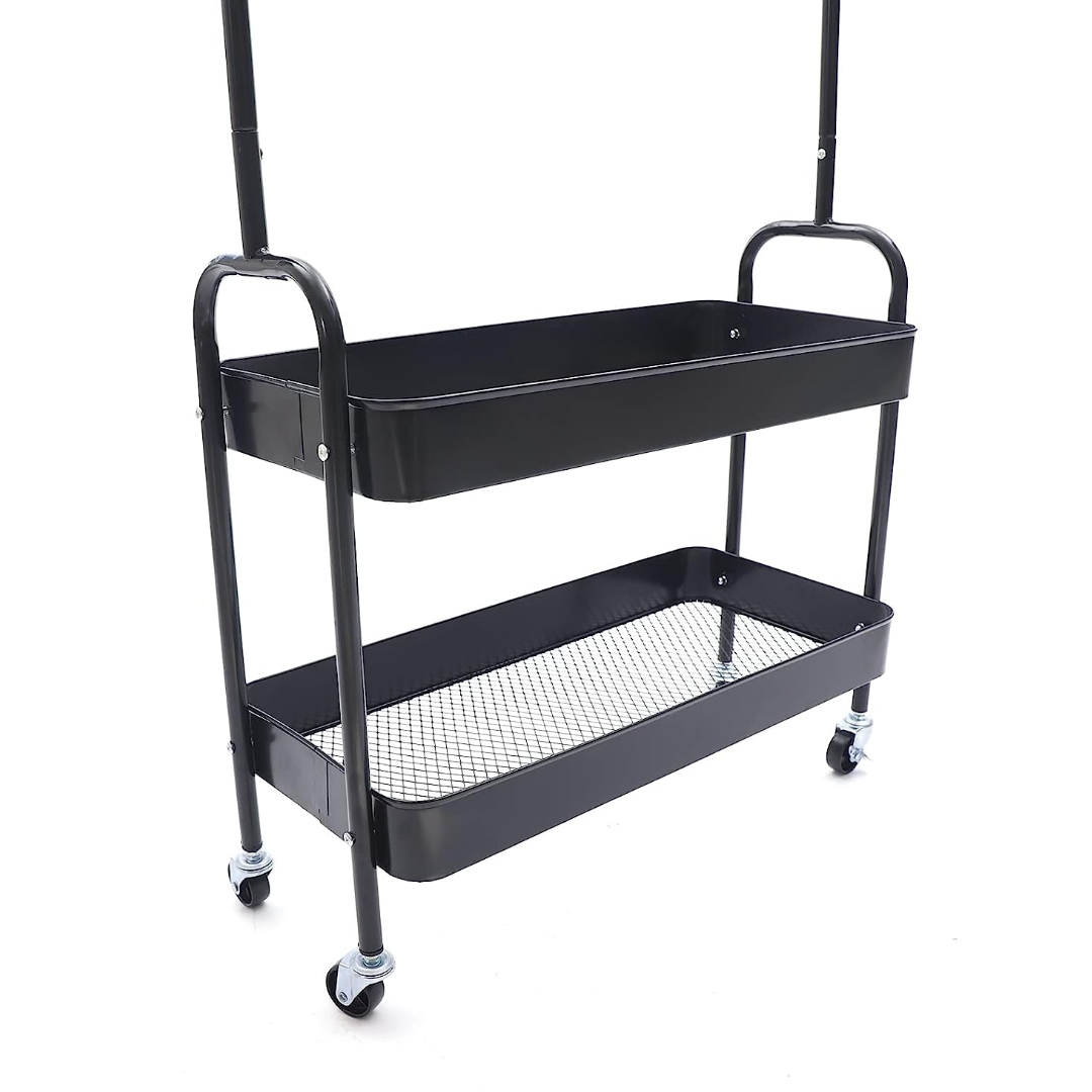 Organizator Vestiar Premium din Otel Inoxidabil - Suport Modern pentru Haine si Accesorii