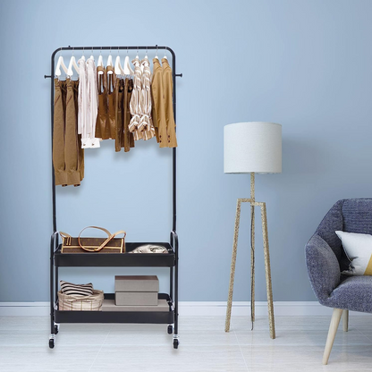 Organizator Vestiar Premium din Otel Inoxidabil - Suport Modern pentru Haine si Accesorii