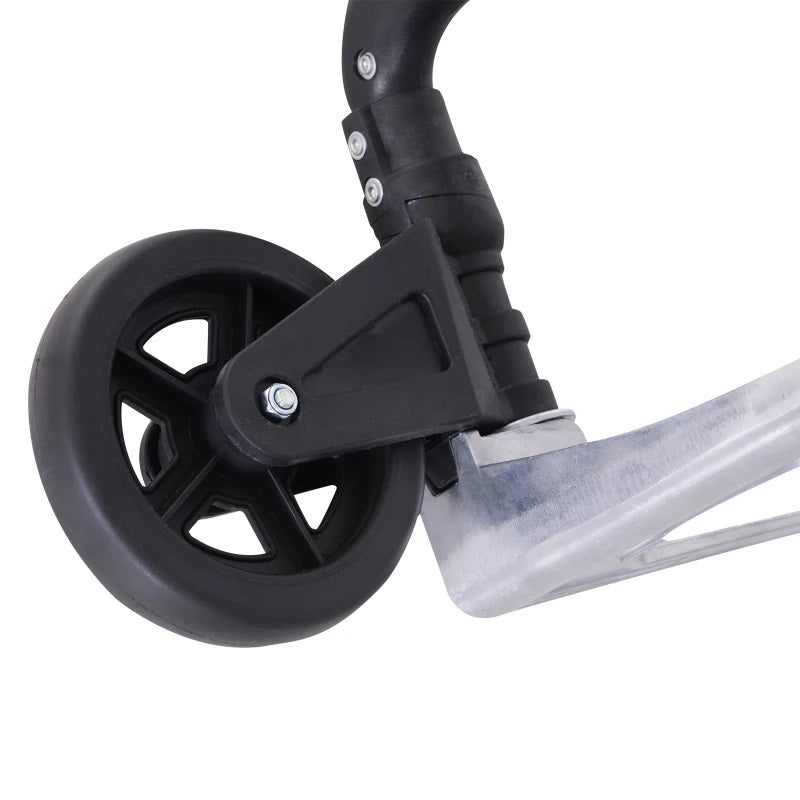 Carucior Pliabil pentru Cumparaturi cu Platforma si Maner Extensibil - Capacitate 70kg
