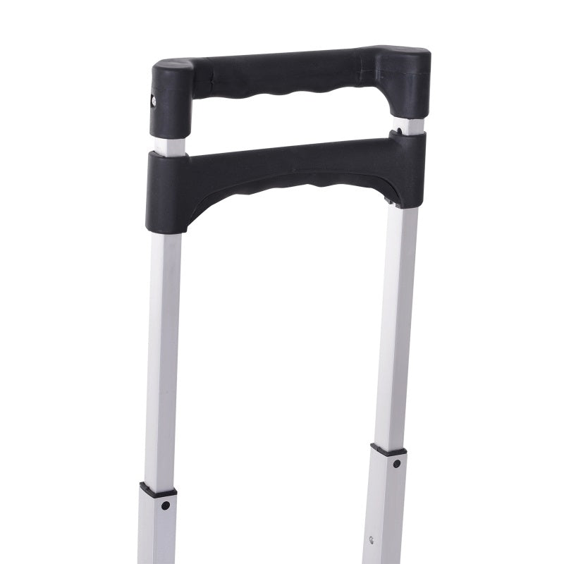 Carucior Pliabil pentru Cumparaturi cu Platforma si Maner Extensibil - Capacitate 70kg