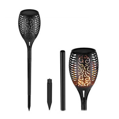 Lampa LED Solara cu Efect de Flacara TORTA - 12 LED-uri, Design Elegant, Rezistenta la Intemperii - 13