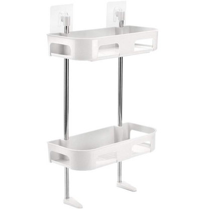 Pachet 1+1 Suport Cuier Triunghi pentru Haine cu 2 Rafturi - Design Modern din Otel Inoxidabil - 3