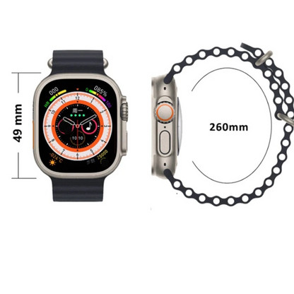 Smartwatch Ultra Plus - Ceas Inteligent cu Incarcare Wireless si Compatibilitate Universala