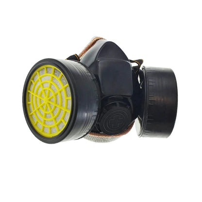 Set Ochelari de Protectie si Masca cu 2 Filtre Carbon Activ - Protectie Profesionala Vopsea si Vapori Chimici