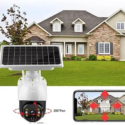 Camera Supraveghere Solara 4G SIM, 5MP Full HD, Zoom 10X, Panou Solar 9W, IP66 - 9