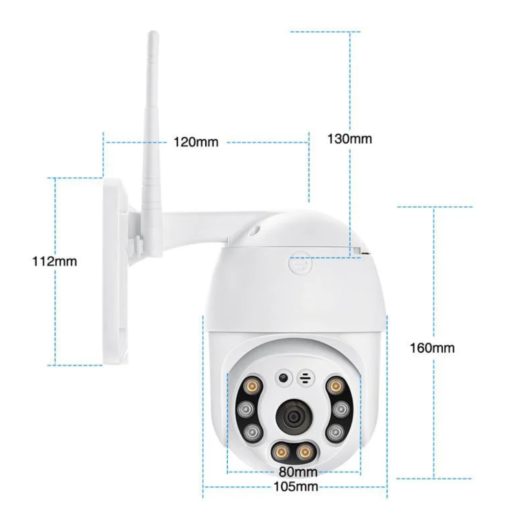Camera Supraveghere WiFi Exterioara 1080P Full HD - Rotativa cu Viziune Nocturna si Audio Bidirentional - 7