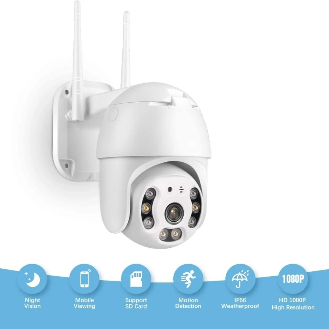 Camera Supraveghere WiFi Exterioara 1080P Full HD - Rotativa cu Viziune Nocturna si Audio Bidirentional - 12