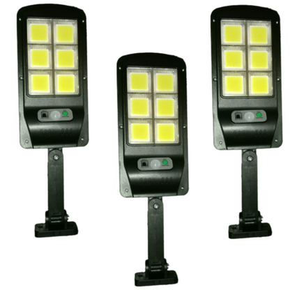 Set 2 Lampi Solare cu 6 LED-uri si Senzor de Miscare - Iluminat Exterior Ecologic