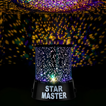 Lampa de Veghe cu Proiector Astronomic - Cer Instelat in Casa