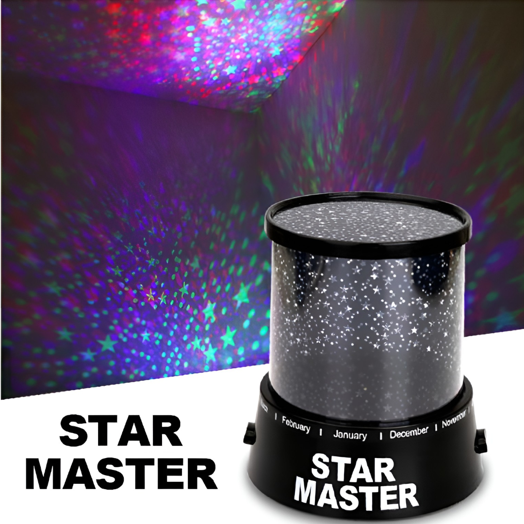 Lampa de Veghe cu Proiector Astronomic - Cer Instelat in Casa