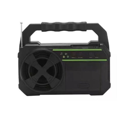 Kit Solar Portabil cu Lanterna, Radio FM, MP3 Player si 3 Becuri LED - Sistem de Iluminat si Incarcare pentru Camping