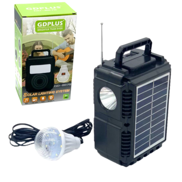 Lanterna LED Reincarcabila cu Powerbank si Trepied - 4 Moduri de Iluminare