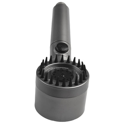 Para de dus Turbo Shower cu 3 functii de presiune, periuta incorporata si filtru de apa