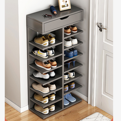 Pantofar cu 7 Etaje, Design Elegant, Gri - Organizare Optima Incaltaminte