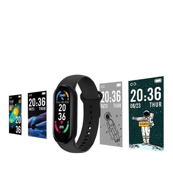 Pachet Complet: Bratara Fitness Inteligenta M6 + Casca Bluetooth Picatura - Monitorizare Completa