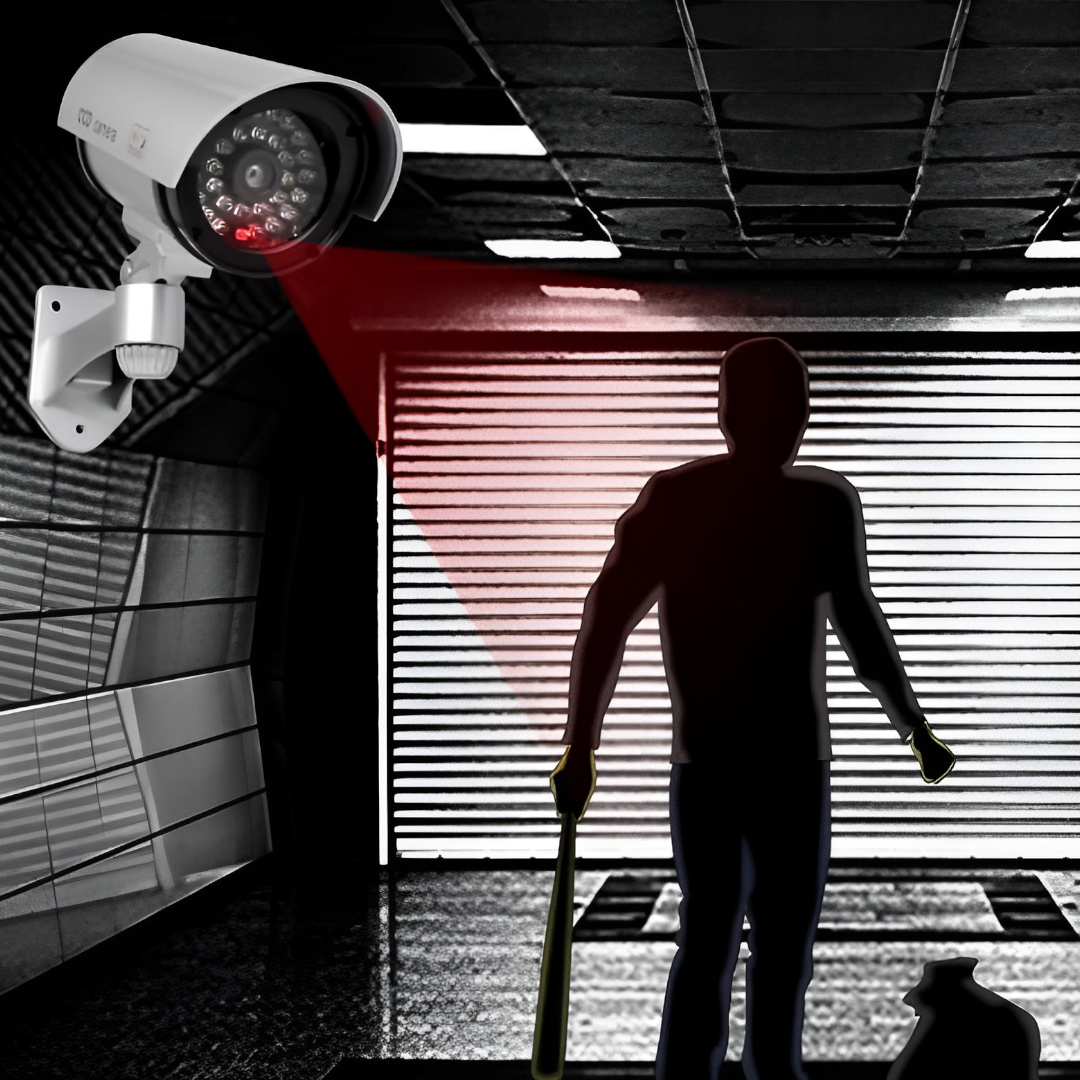 Camera de Supraveghere Falsa cu LED si Baterii - Protectie Vizibila pentru Casa si Afacerea Ta - 8
