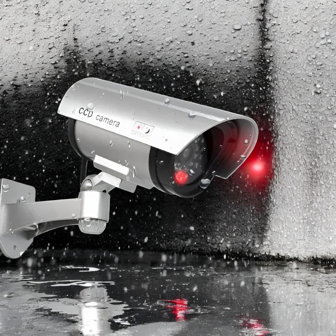 Camera de Supraveghere Falsa cu LED si Baterii - Protectie Vizibila pentru Casa si Afacerea Ta - 6