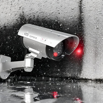 Camera de Supraveghere Falsa cu LED si Baterii - Protectie Vizibila pentru Casa si Afacerea Ta - 6