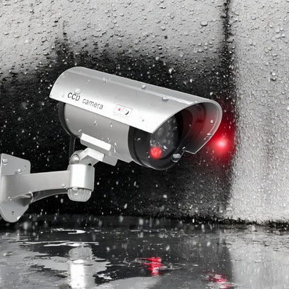 Camera de Supraveghere Falsa cu LED si Baterii - Protectie Vizibila pentru Casa si Afacerea Ta