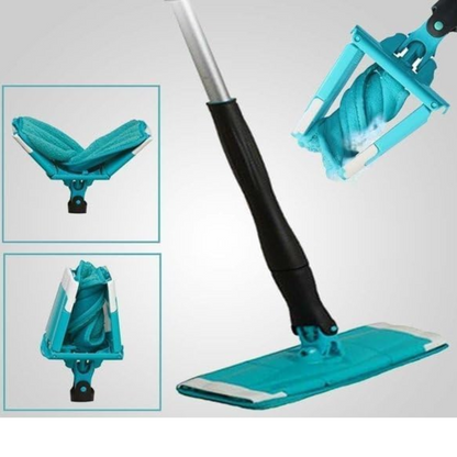 Mop Microfibre Titan Twist cu Stoarcere Automata - Pentru Toate Suprafetele