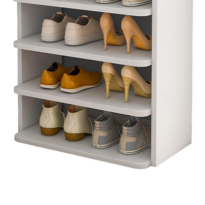 Organizator Incaltaminte cu 6 Etajere Alb 42x26x88cm - Solutie Compacta pentru Depozitare
