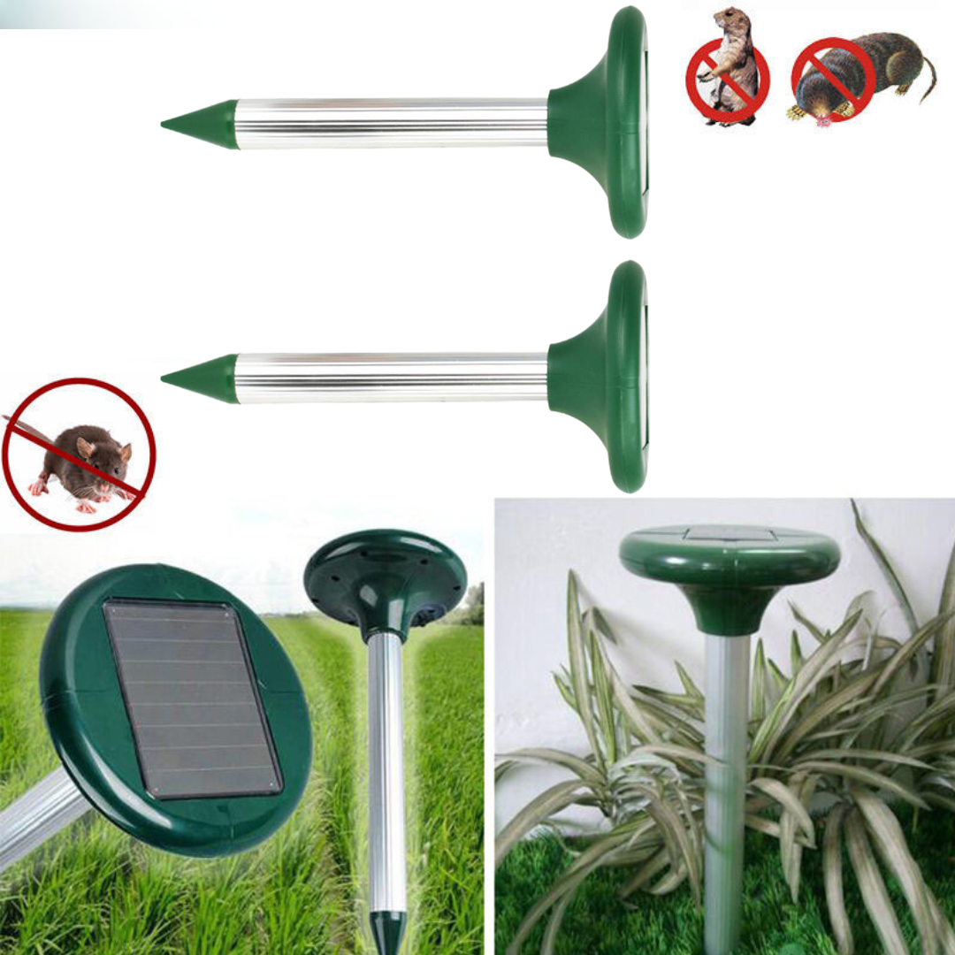 Set 2 Aparate Solare Anti-Cartite cu Ultrasunete - Protectie Gradina 700m² - Eco-Friendly