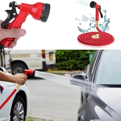 Furtun Extensibil de Gradina 50m cu Pistolet de Stropit - Material Expandabil Rezistent