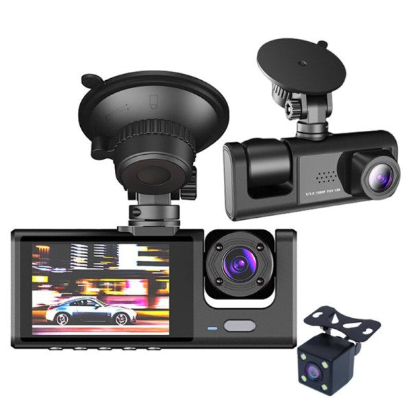 Pachet Camera Auto DVR HD 720p cu Filmare Noapte + Card 32GB - Suport Ventuza Inclus - 2