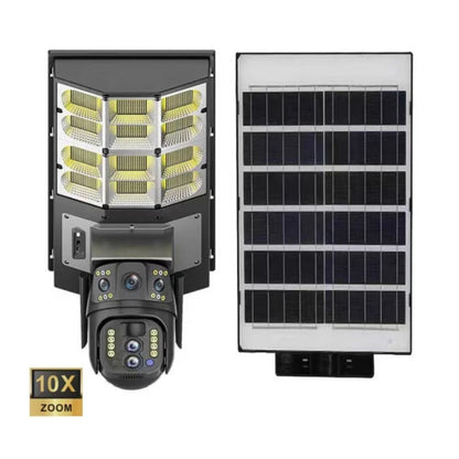 Lampa Solara cu Camera de Supraveghere SIM 4G, Aplicatie Mobila V380, 1920x2160, Microfon + Difuzor incorporat