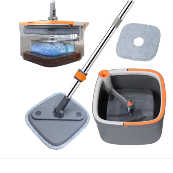 Mop PVA Super Absorbant cu Maner Telescopic + 2 Rezerve - Curatare Profesionala Multisuprafata - 5