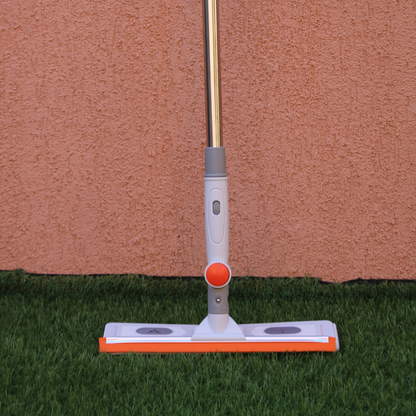 Mop Multifunctional cu Microfibra si Racleta Silicon - Rotire 180° si Maner Telescopic - 14