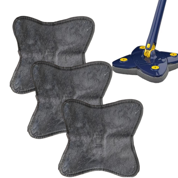 Set Mop cu Galeata si Storcator + 2 Rezerve Microfibra - Curatenie Profesionala - 3