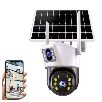 Camera de Supraveghere IP Smart WiFi cu Lentila Duala si IR - Alarma Miscare si Microfon - 7
