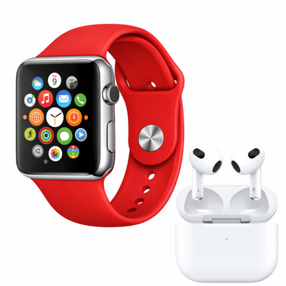 Pachet 1+1 Smartwatch I10 Pro Max - Ecran 2.19" HD, Apeluri Bluetooth, ECG, Monitorizare Completa Sanatate, IP67