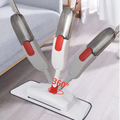 Mop Spray 2in1 cu Pulverizator si Perie Rotativa 360° - Rezervor 400ml - 10