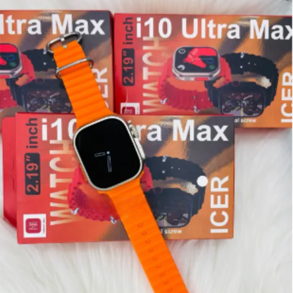 Ceas Inteligent I10 Ultra Max - Ecran AMOLED 2.10" cu AI si Monitorizare Sanatate - 6