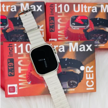Ceas Inteligent I10 Ultra Max - Ecran AMOLED 2.10" cu AI si Monitorizare Sanatate - 8